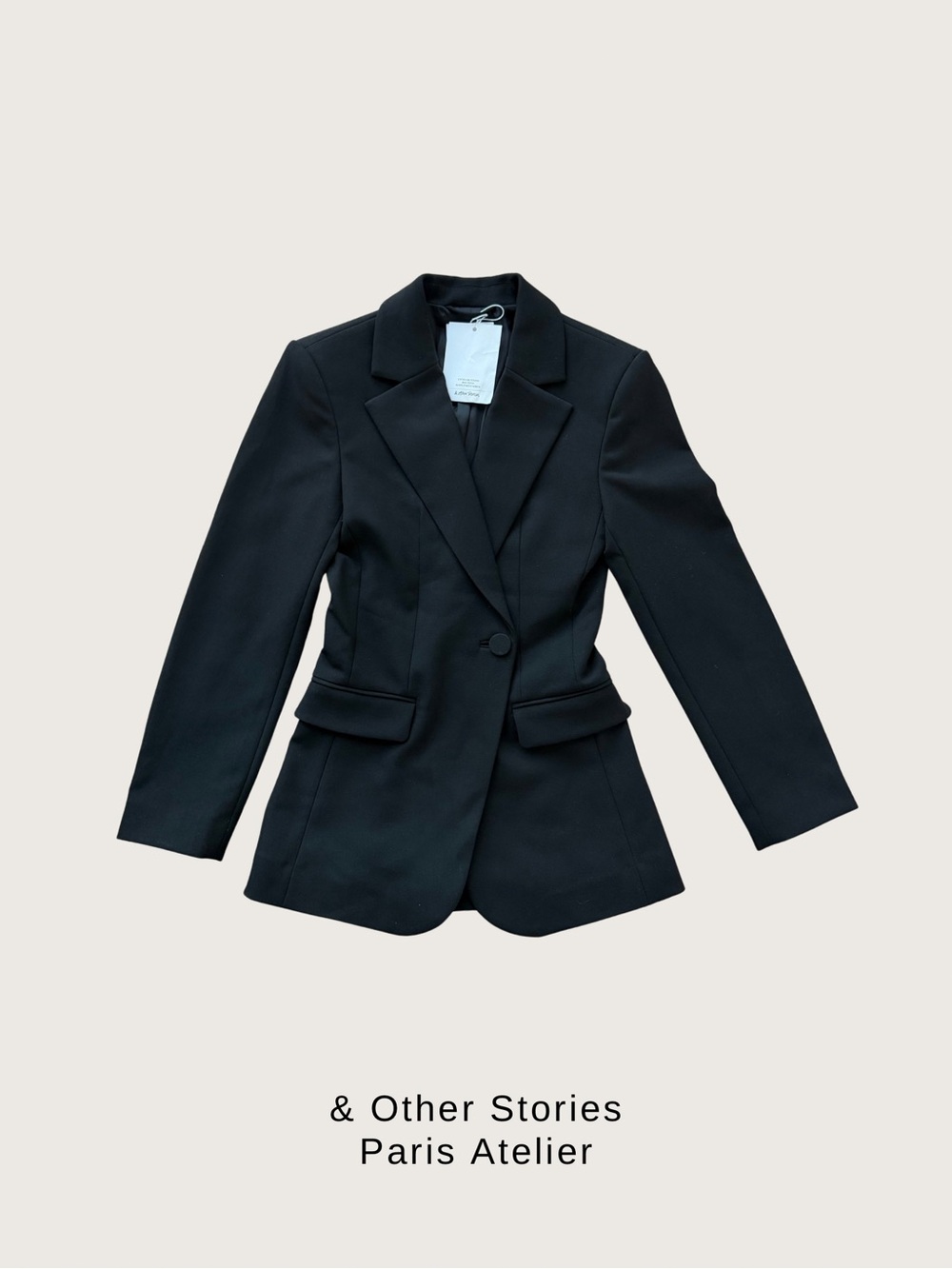 NWT & Other Stories Asymmetric Hourglass Blazer (Paris Atelier) US2 (runs small)